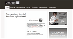 Desktop Screenshot of livkjole.com
